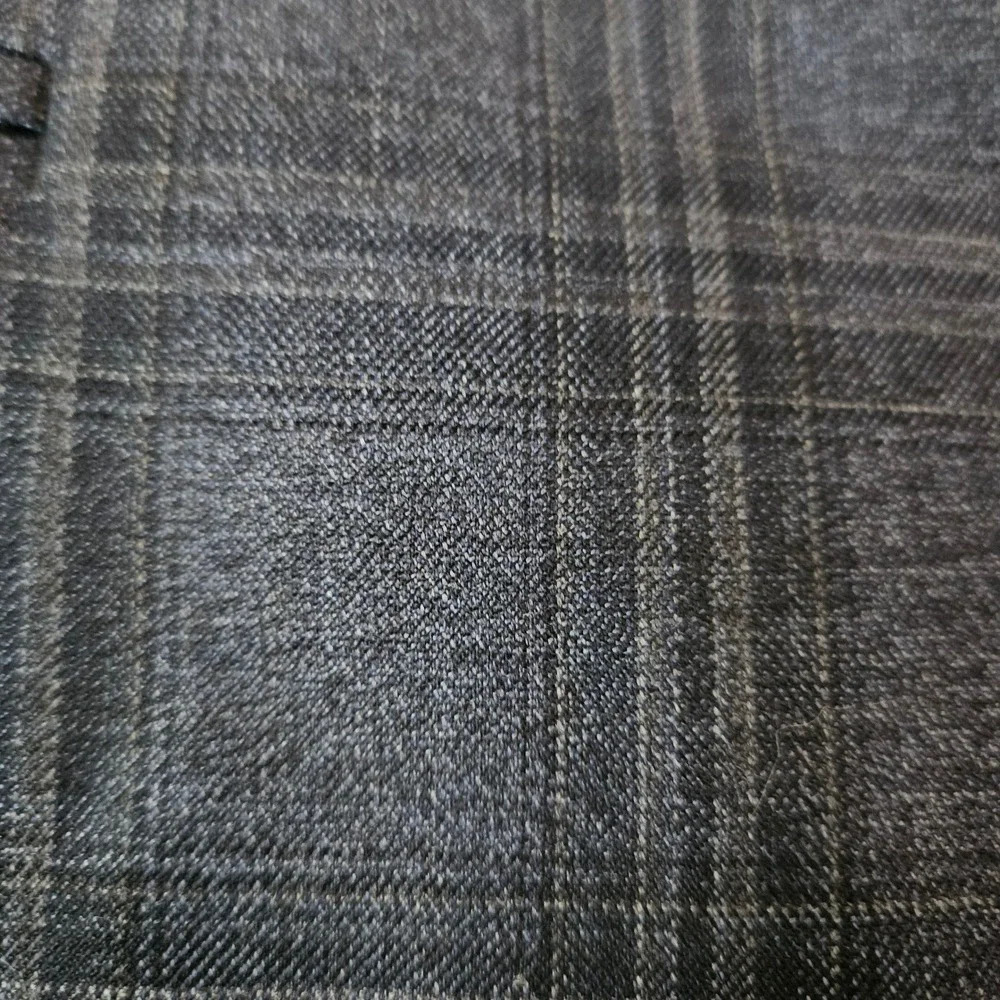 Peter Millar Sports Coat Men 40R Blue Windowpane Plaid Virgin Wool Blazer Jacket
